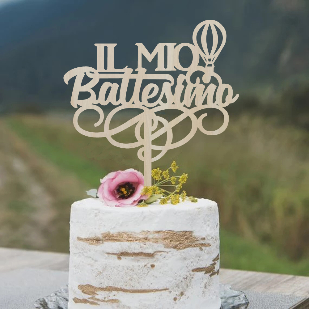 Baby Nursery Hot Air Balloon - Il Mio Battesimo Puncak Kue Italia