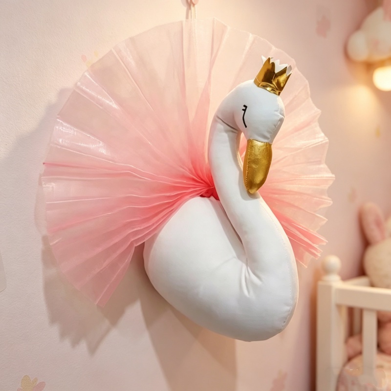 Baby Unicorn Nursery - Dekorasi Dinding Boneka Hewan Lembut Gajah