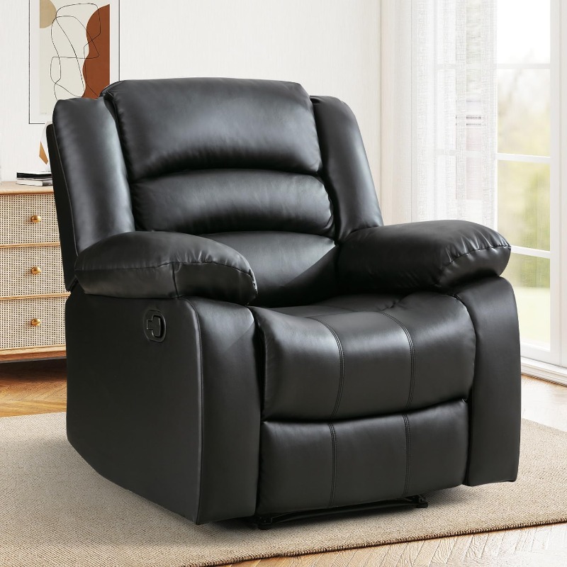 Kursi Recliner Hitam ANJ denga - Rocking Chair Nursery ulasan dan harga