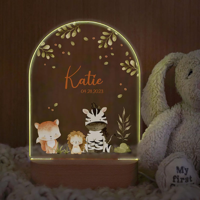 Nama Kustom Lampu Malam Bayi P - Baby Nursery Light ulasan dan harga