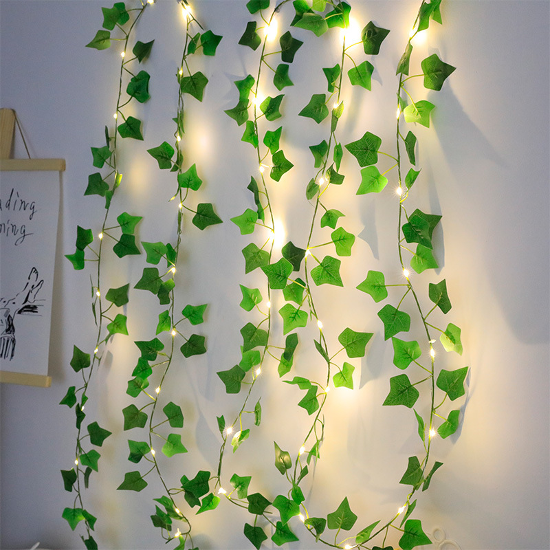 Lampu Tali Daun Hijau 2M Lampu - Baby Nursery Light ulasan dan harga
