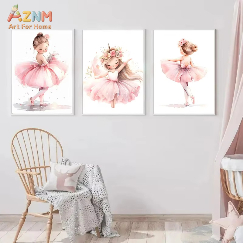 1 Buah, Poster Kupu-kupu Unico - Baby Unicorn Nursery ulasan dan harga
