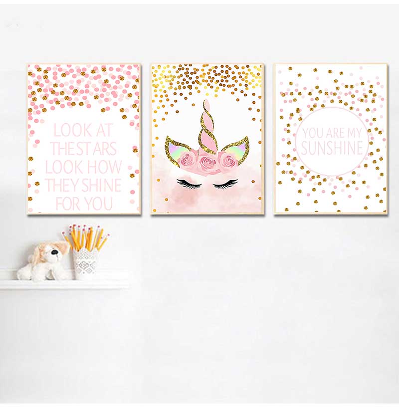 Gambar Dekoratif Dekorasi Kama - Baby Unicorn Nursery ulasan dan harga