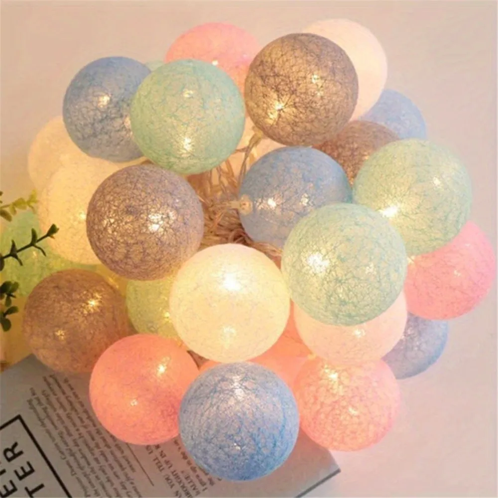 Halloween Katun Garland Bola L - Baby Nursery Light ulasan dan harga