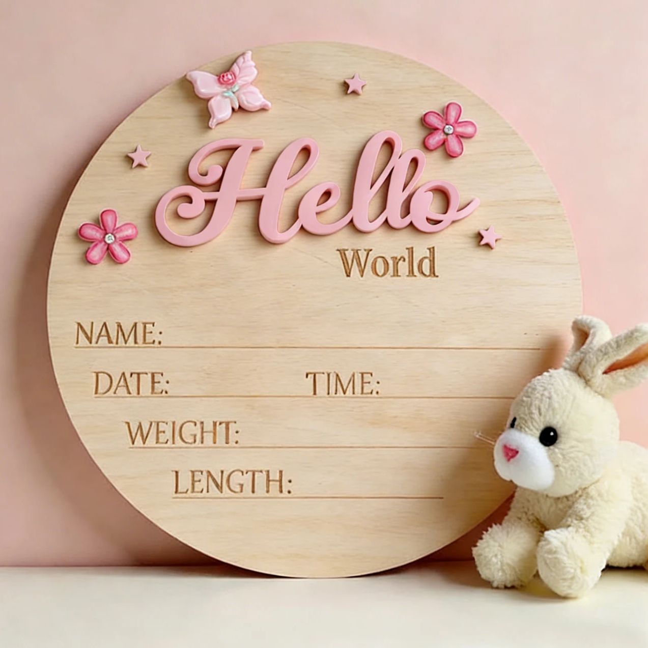 Ylsteed Kupu-kupu Merah Muda H - Milestone Card Set ulasan dan harga