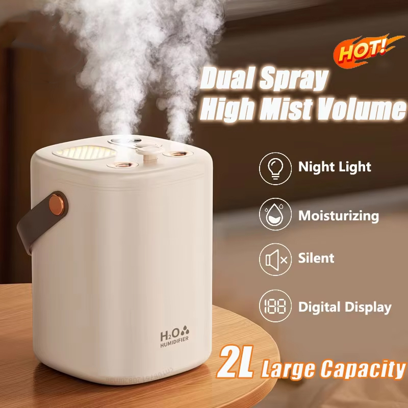 Humidifier Ultrasonik 2L untuk - Humidifier Nursery Quiet ulasan dan harga