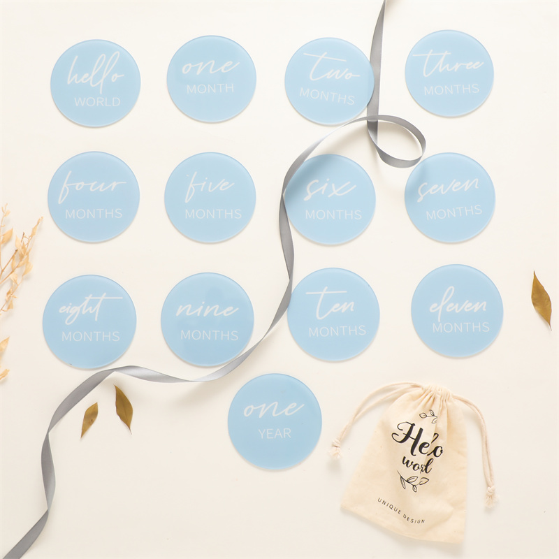 13 buah kartu peringatan bulan - Milestone Card Set ulasan dan harga