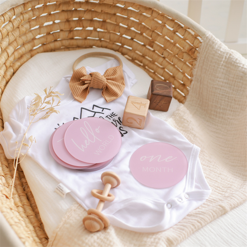 13 buah kartu peringatan bulan - Milestone Card Set ulasan dan harga