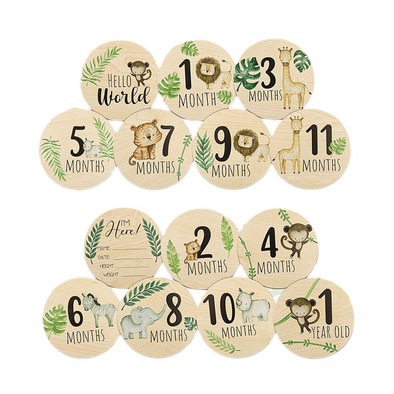 10X10CM 7pcs Kartu Tonggak Per - Milestone Card Set ulasan dan harga