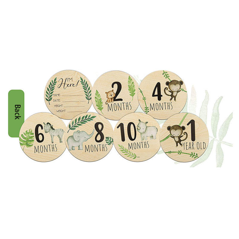 10X10CM 7pcs Kartu Tonggak Per - Milestone Card Set ulasan dan harga