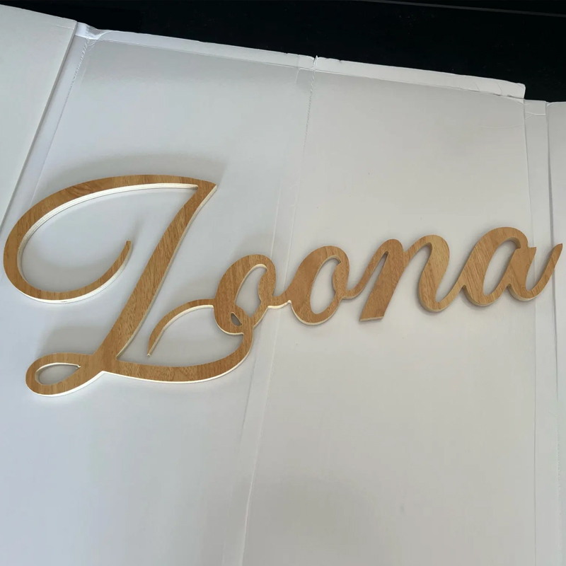 Papan Nama Kayu Custom, Papan  - Baby Nursery Name Letters ulasan dan harga