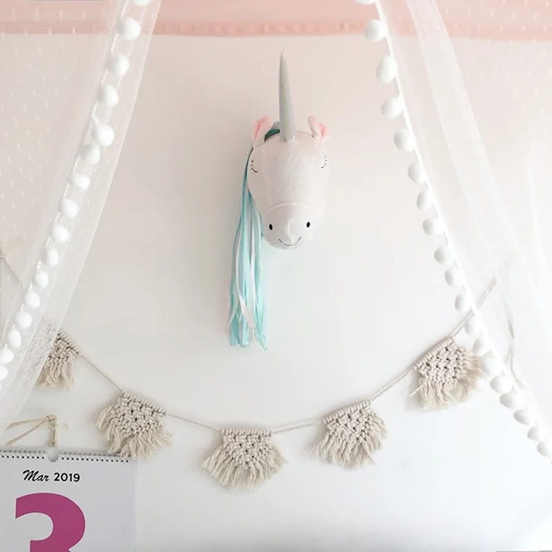 Hiasan Dinding Kepala Hewan Bo - Baby Unicorn Nursery ulasan dan harga