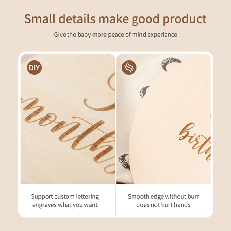 9 buah balon kayu bayi kartu M - Milestone Card Set ulasan dan harga