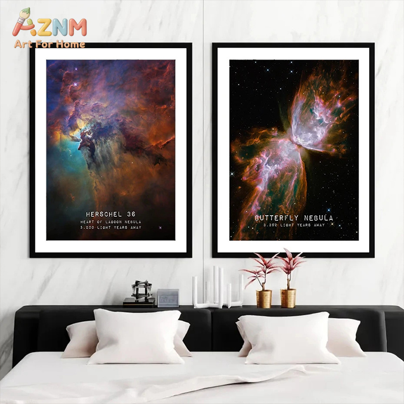 Poster Kanvas Hewan Alam Hutan - Baby Nursery Hot Air Balloon ulasan dan harga