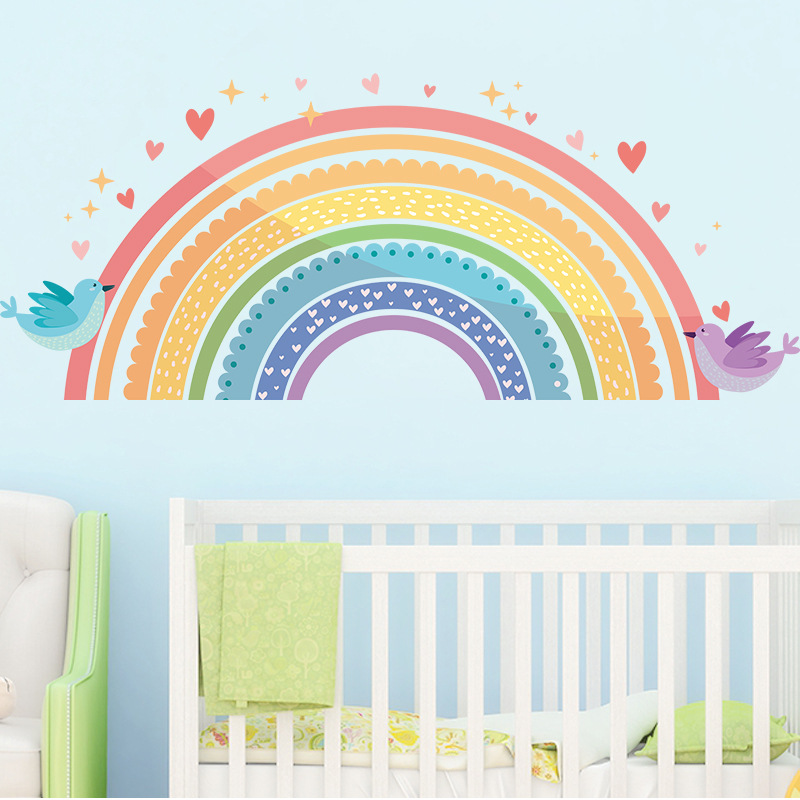 Stiker Dinding Cinta Burung Pe - Baby Nursery Package ulasan dan harga