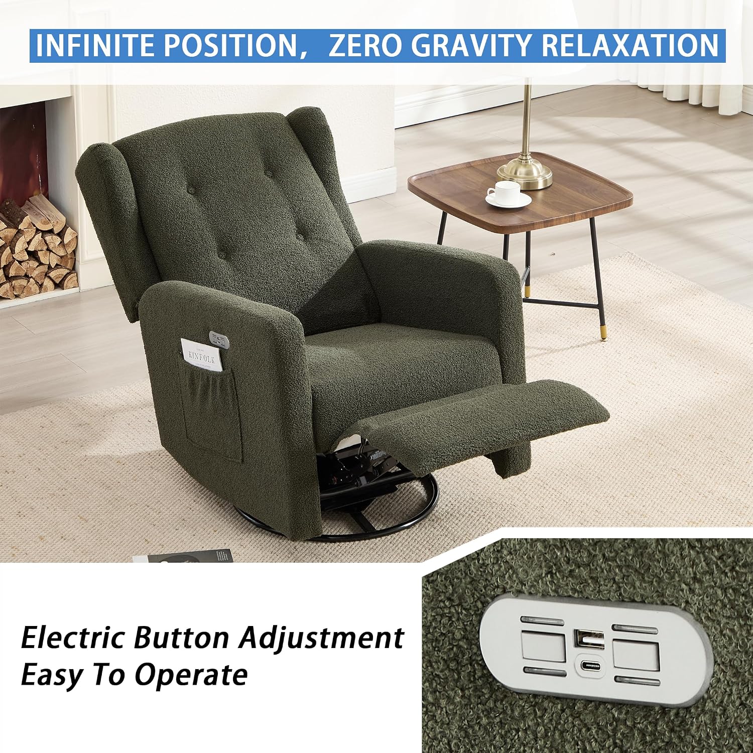 Kursi Santai Berputar Elektrik - Rocking Chair Nursery ulasan dan harga