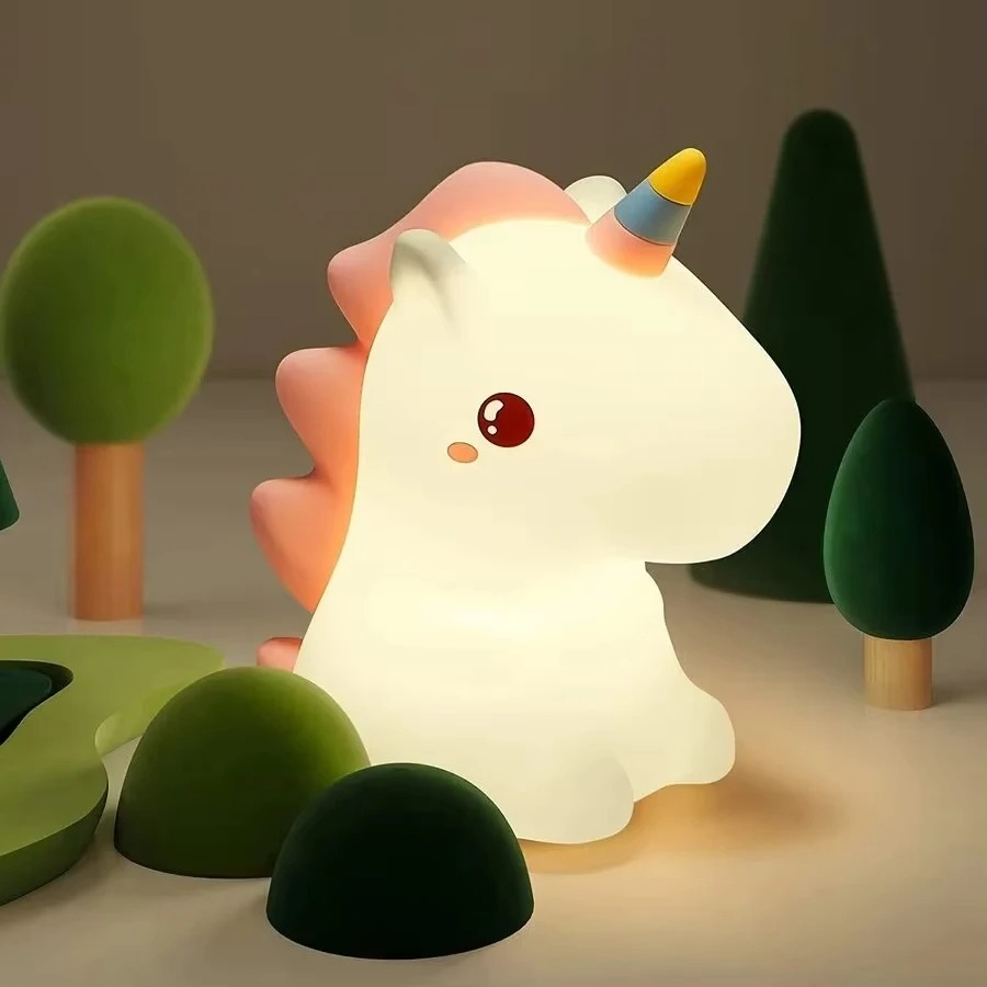 Lampu Malam LED USB Silikon Un - Baby Unicorn Nursery ulasan dan harga