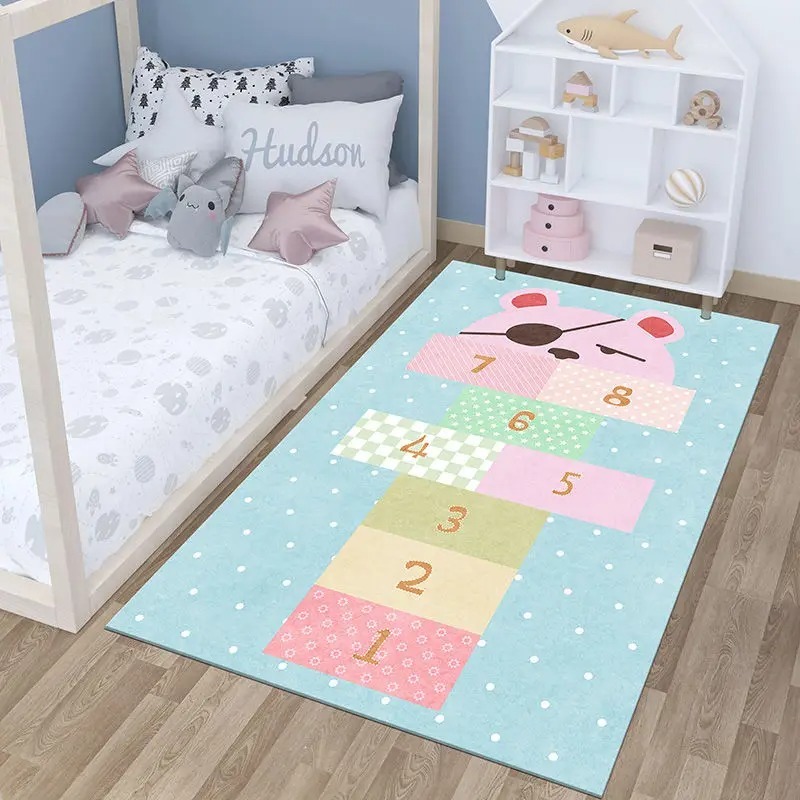Karpet Hopscotch Anak-anak Abu - Baby Nursery Light ulasan dan harga