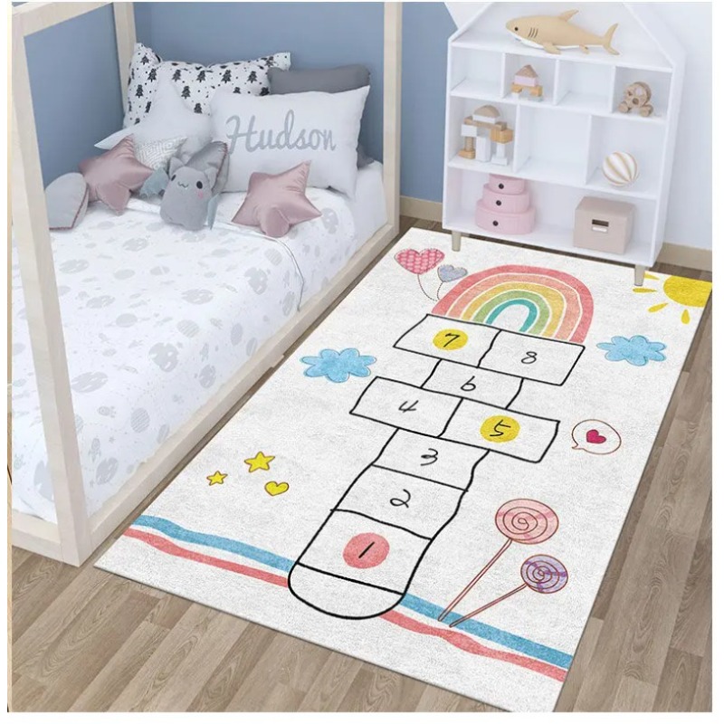 Karpet Hopscotch Anak-anak Abu - Baby Nursery Light ulasan dan harga