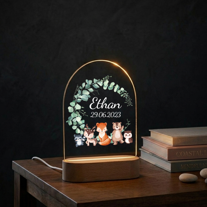 Lampu Malam Bayi Personalisasi - Baby Nursery Light ulasan dan harga